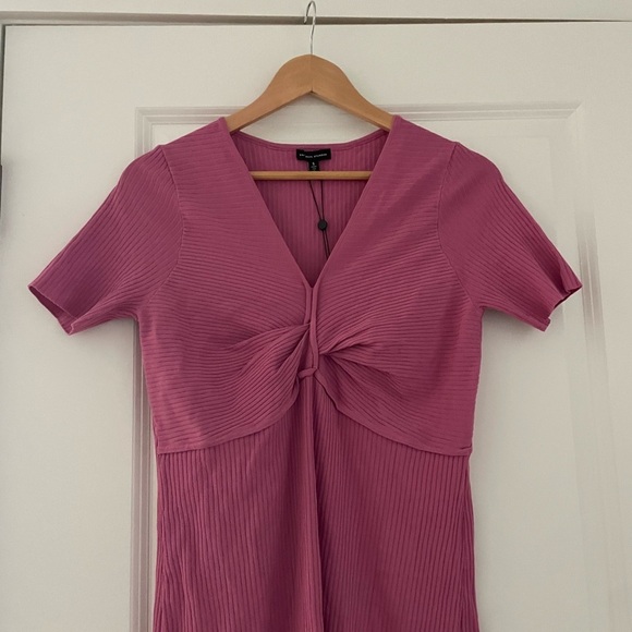 NWT Universal Standard Twist Knit Ribbed Dress Anemone Pink - Picture 11 of 11